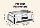 9L Commercial Electric Chafing Dish 2-Tray Food Warmer