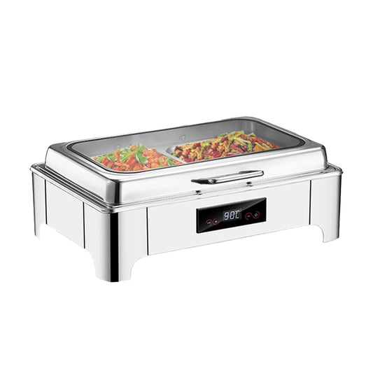 9L Commercial Electric Chafing Dish 2-Tray Food Warmer