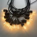 100m LED Festoon String Lights - Outdoor Commercial Quality Poultry & Event Lighting 100 Warm White Bulbs