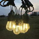 100m LED Festoon String Lights - Outdoor Commercial Quality Poultry & Event Lighting 100 Warm White Bulbs