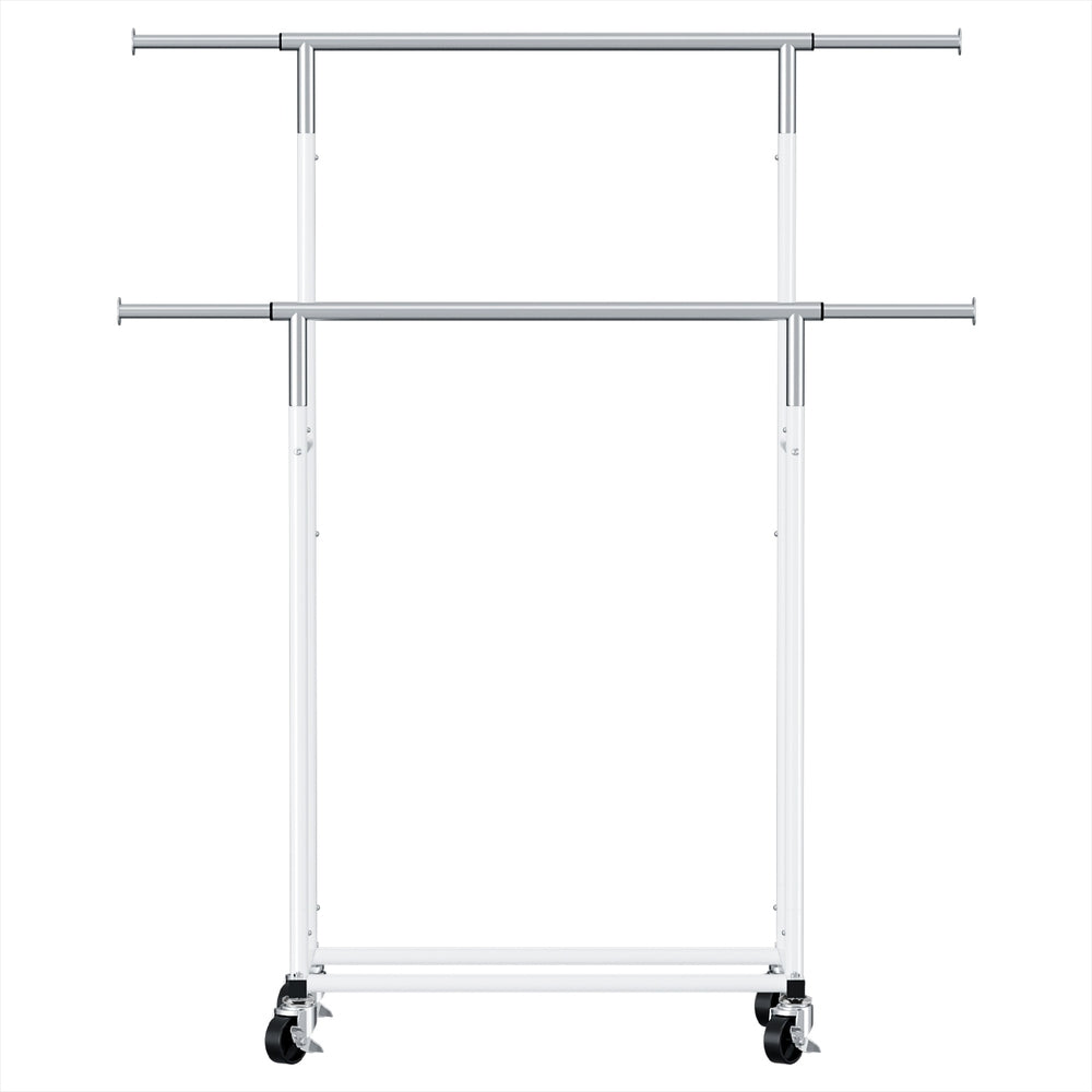 Adjustable Double Rod Clothes Rack Airer