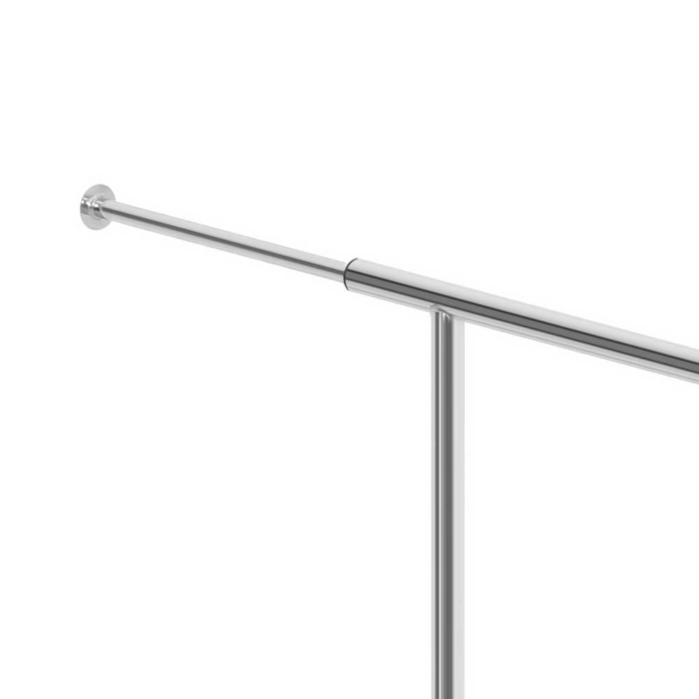 Adjustable Clothes Rack Airer with Coat Stand