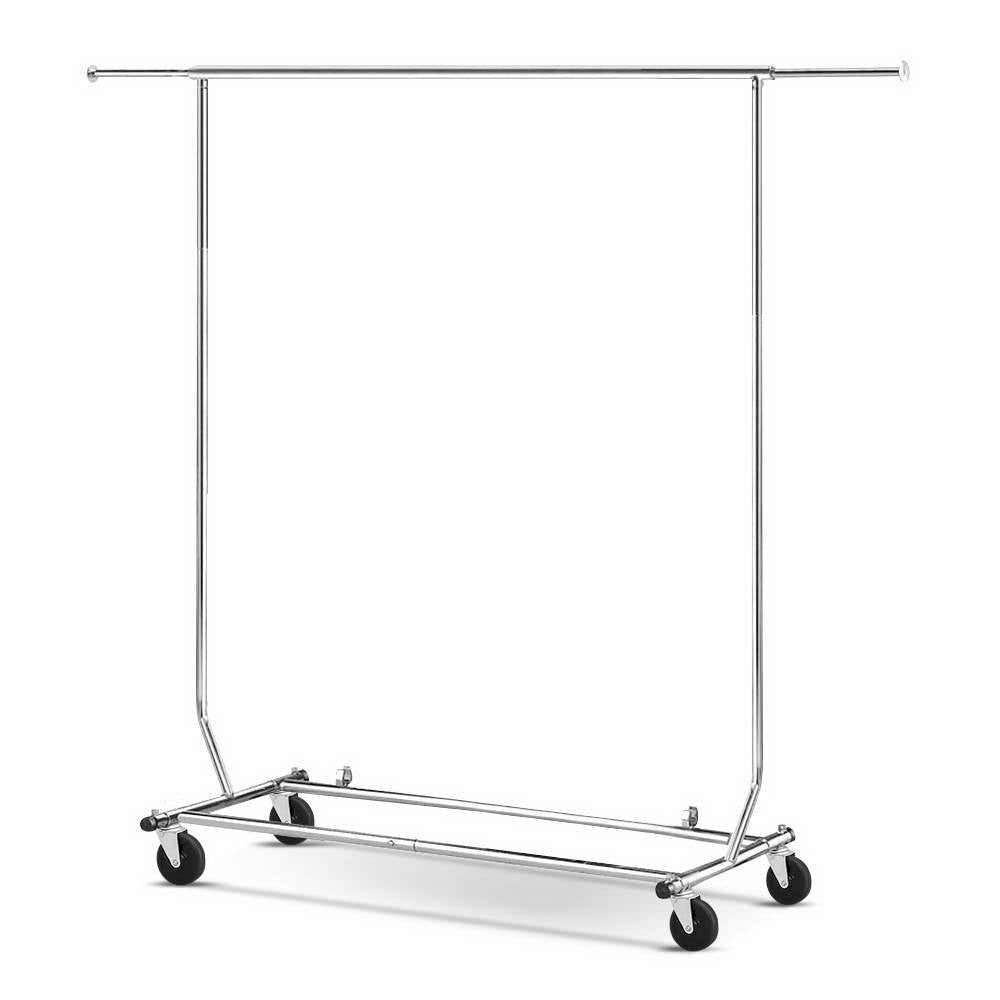 Adjustable Clothes Rack Airer with Coat Stand