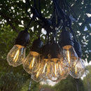 100m LED Festoon String Lights - Outdoor Commercial Quality Poultry & Event Lighting 100 Warm White Bulbs