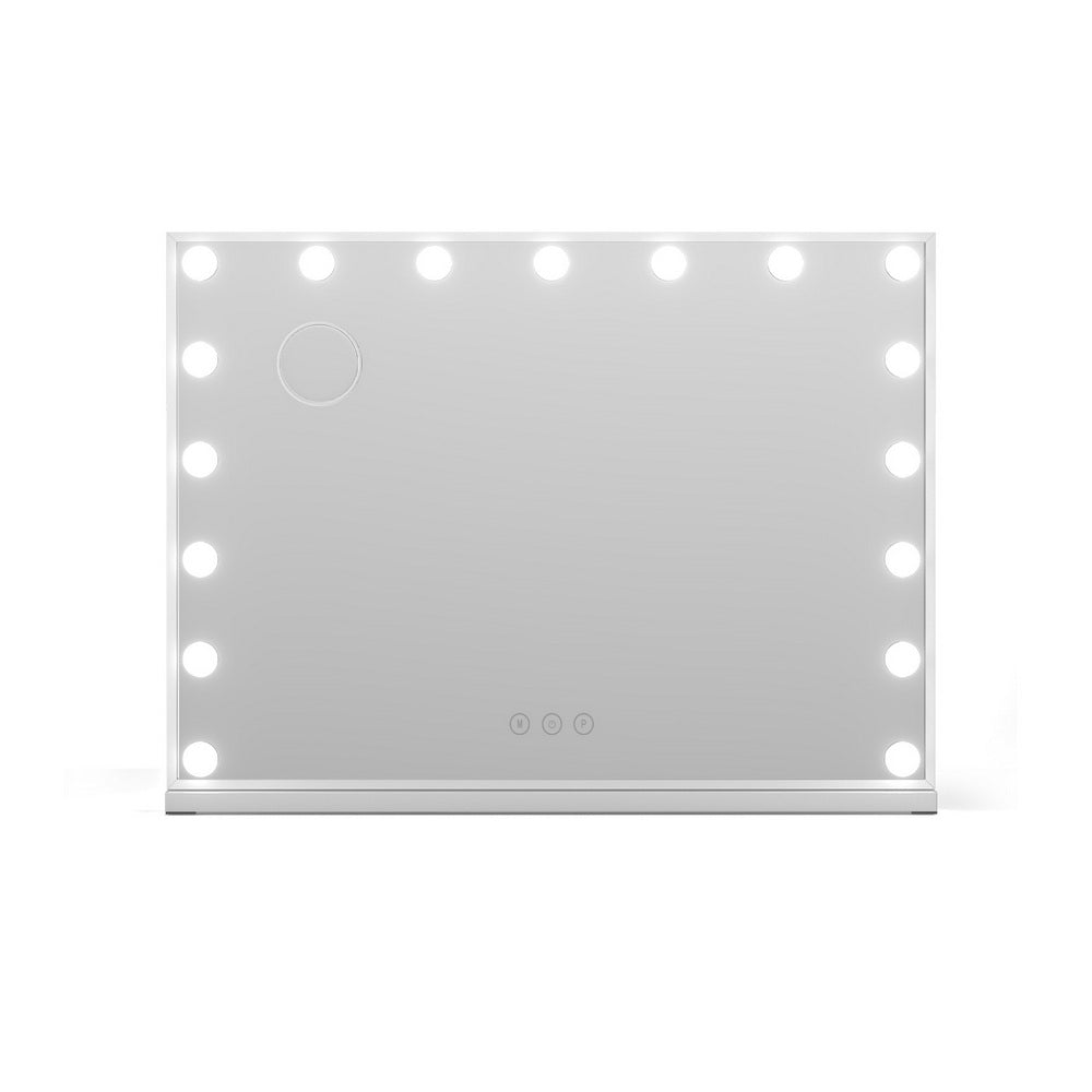 80 x 58cm Hollywood Vanity Mirror with LED Light
