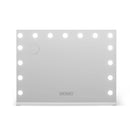 Large Bluetooth Makeup Mirror 80x58cm Vanity Mirror with LED Bulbs Hollywood Style 80cm x 58cm