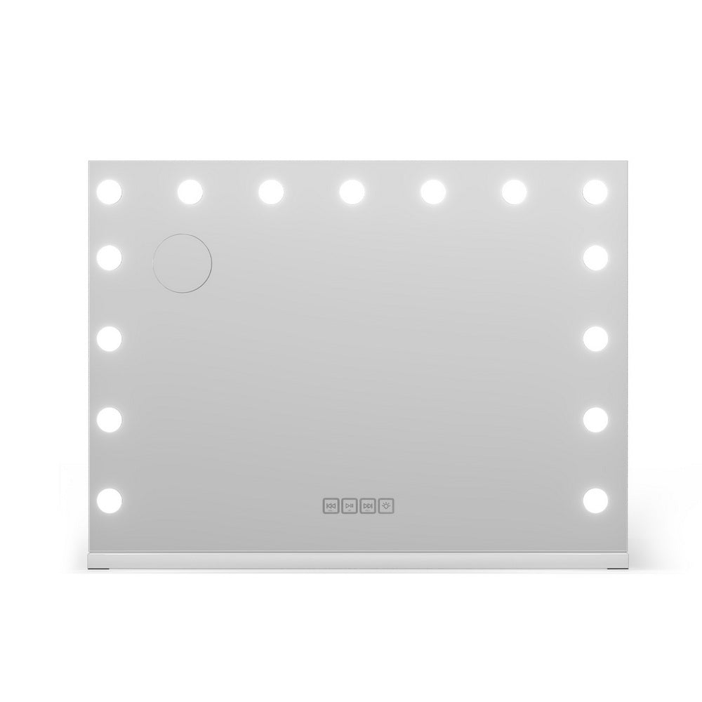 80 x 58cm Bluetooth Hollywood Vanity Mirror with LED Light
