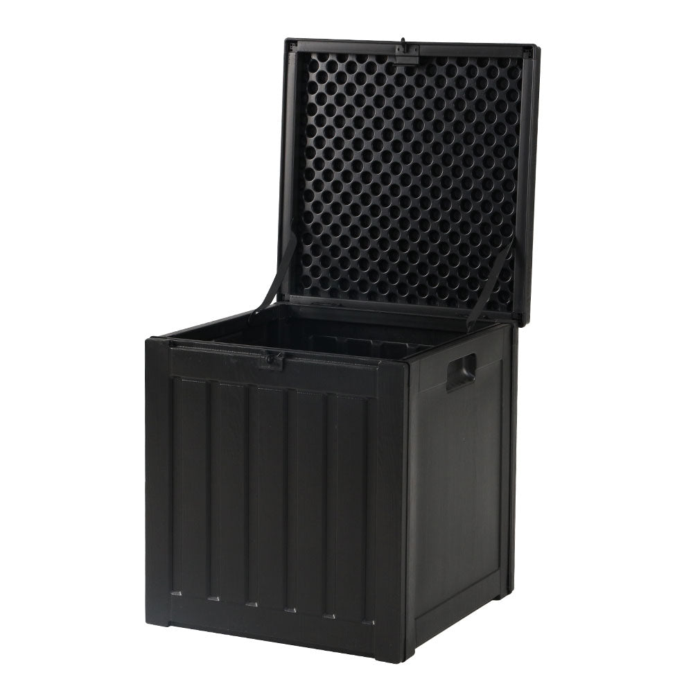 80L Lockable Outdoor Storage Box (Black)
