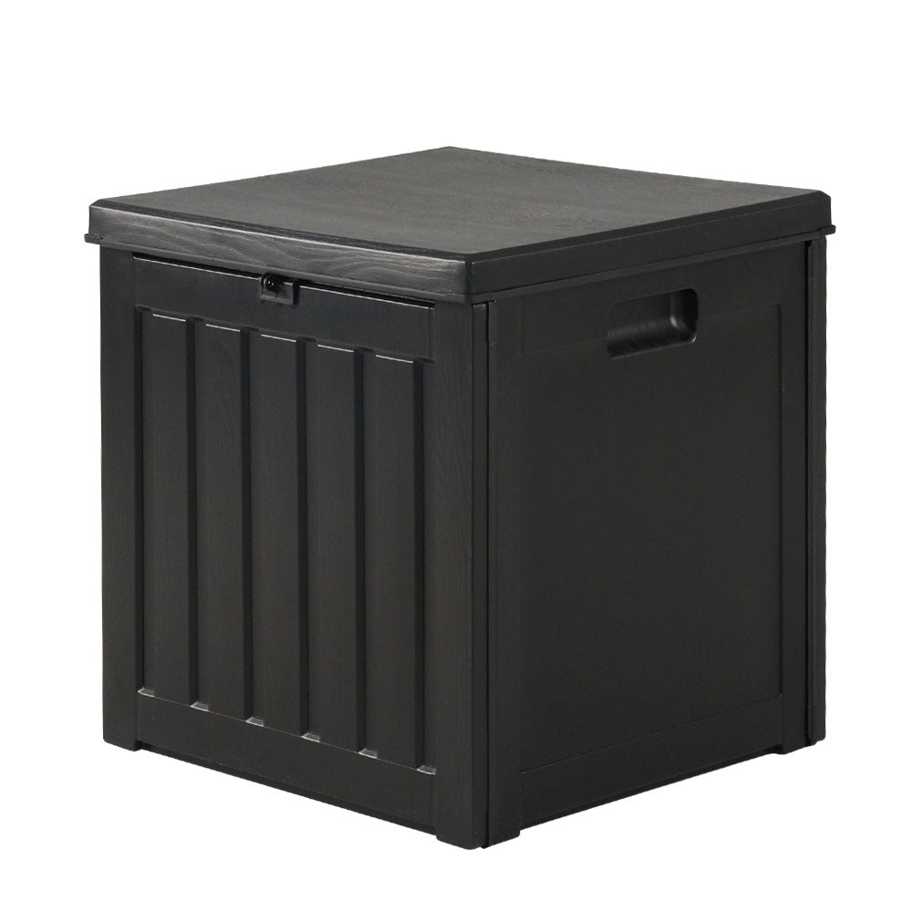 80L Lockable Outdoor Storage Box (Black)