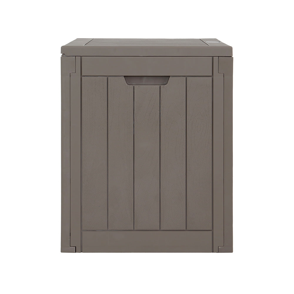 118L Lockable Outdoor Storage Box (Grey)