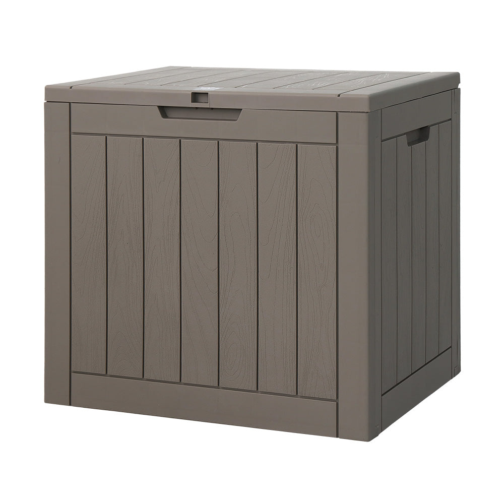 118L Lockable Outdoor Storage Box (Grey)