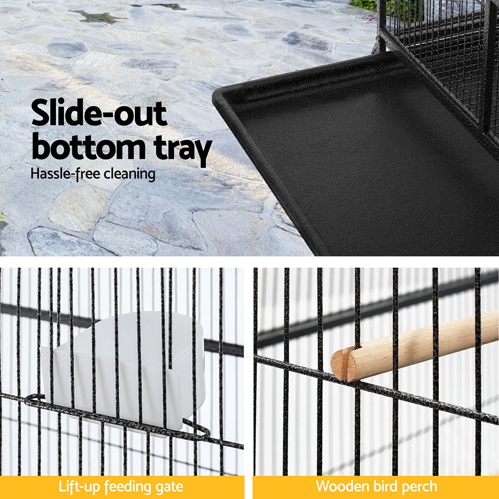 160cm Large Bird Cage Aviary on Wheeled Stand