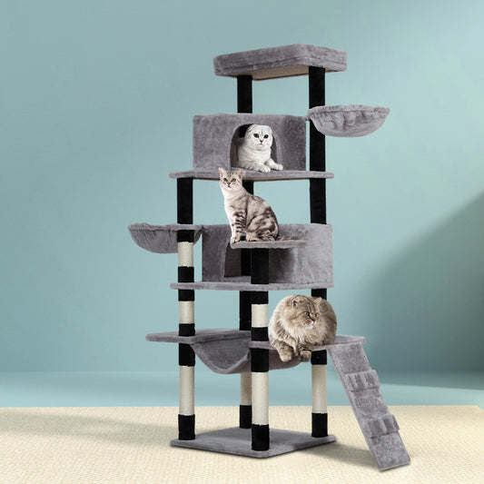161cm Cat Tree Tower with Scratching Post & Condo House