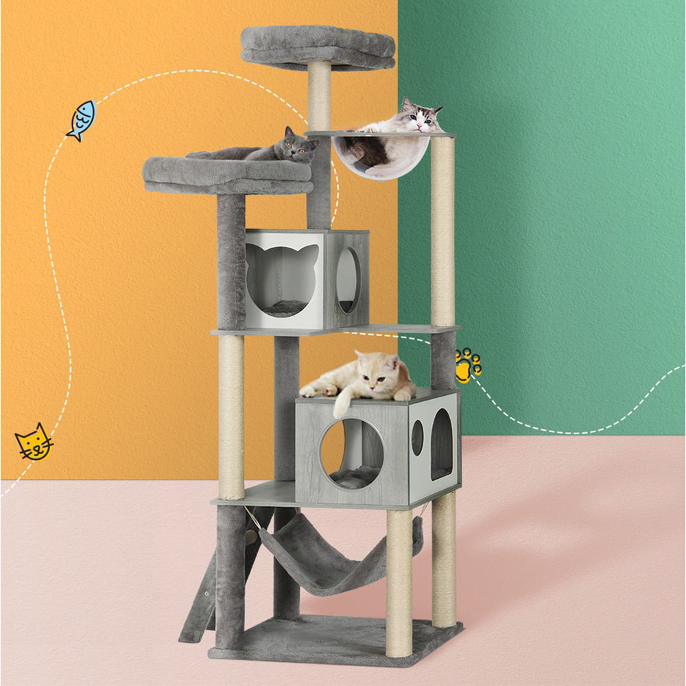 178cm Cat Tree Tower with Scratching Post & Condo House