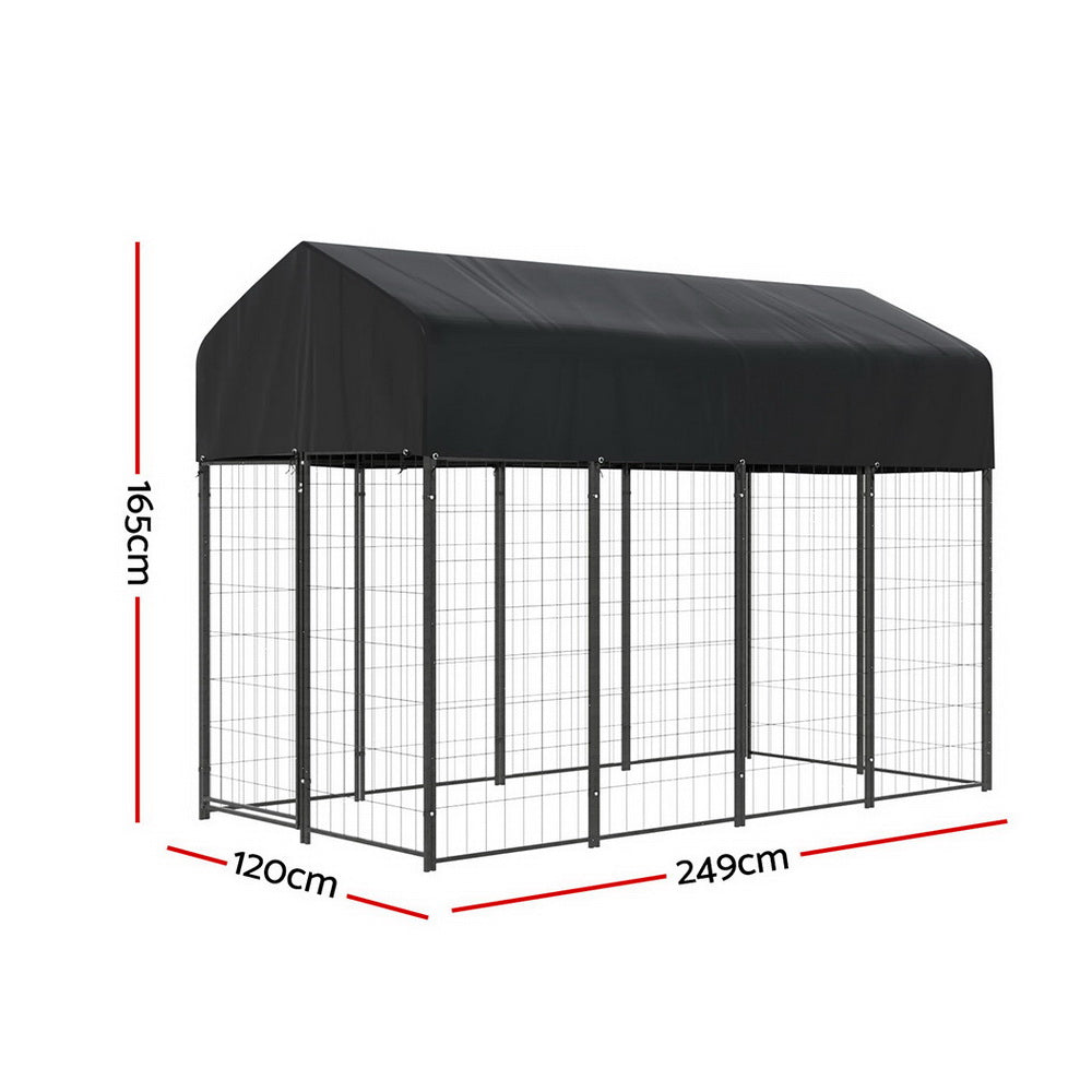 Extra Large Metal Dog Kennel & Outdoor Playpen