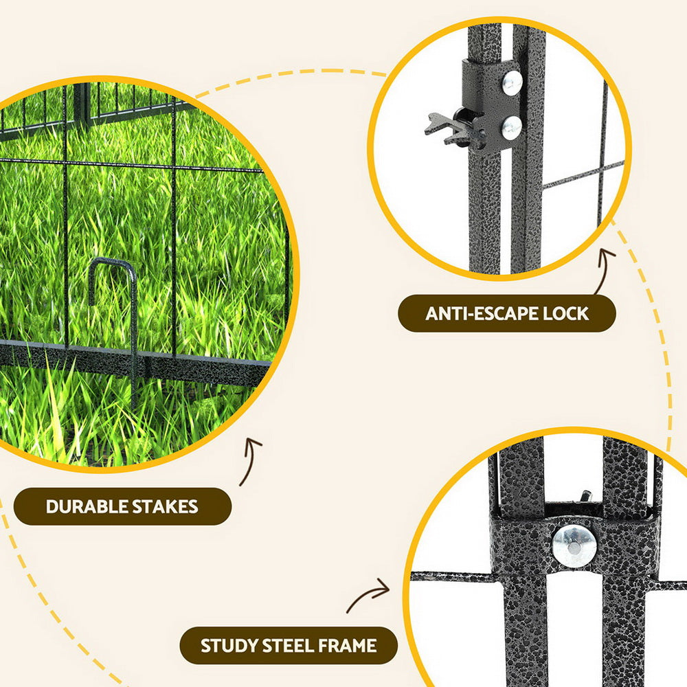 Extra Large Metal Dog Kennel & Outdoor Playpen