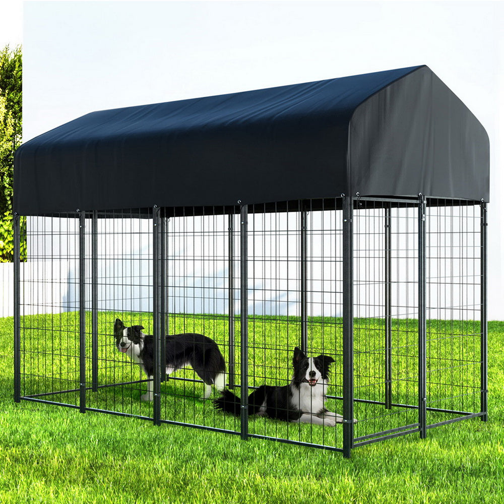 Extra Large Metal Dog Kennel & Outdoor Playpen