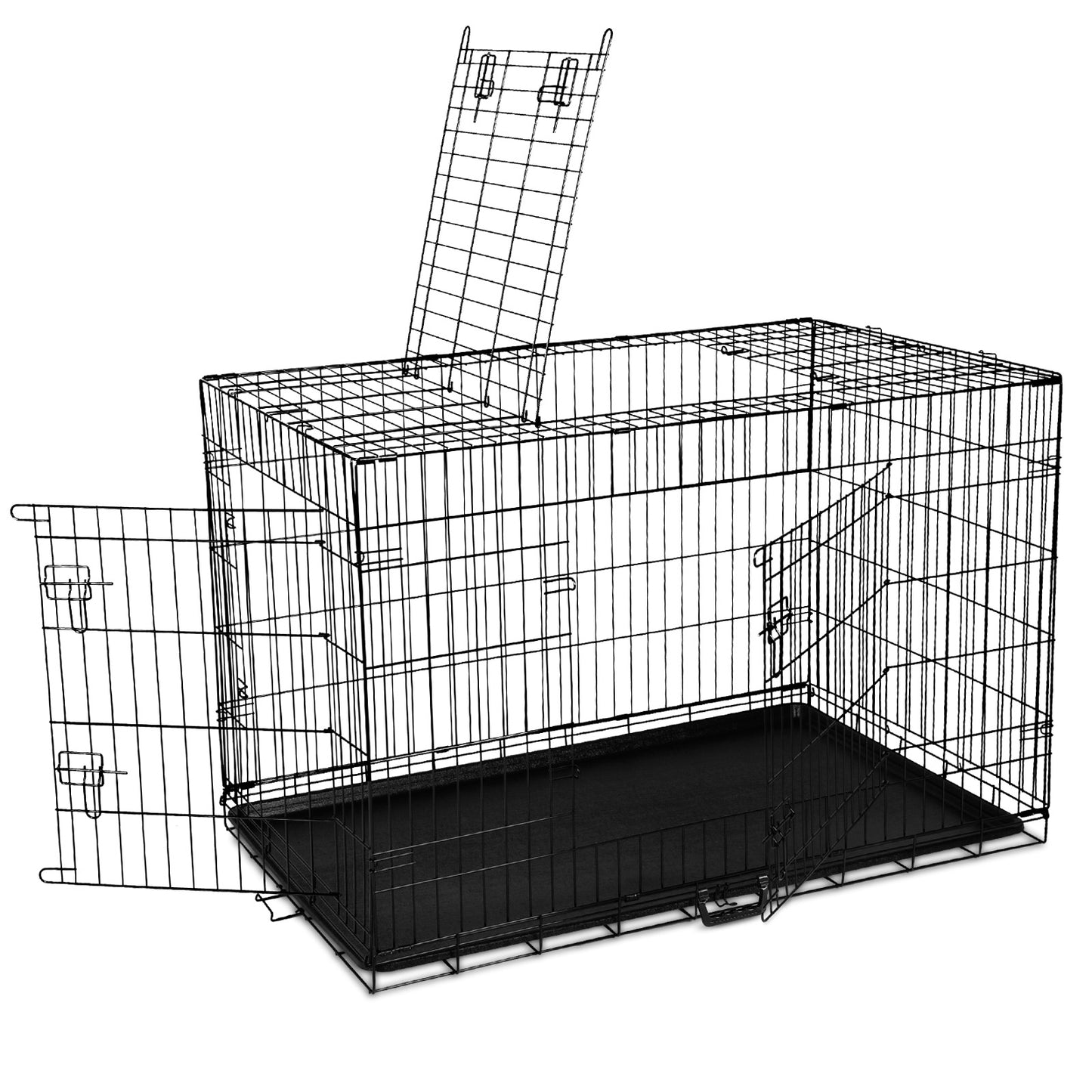 XLarge Puppy Rabbit Cat Foldable Metal Kennel Portable