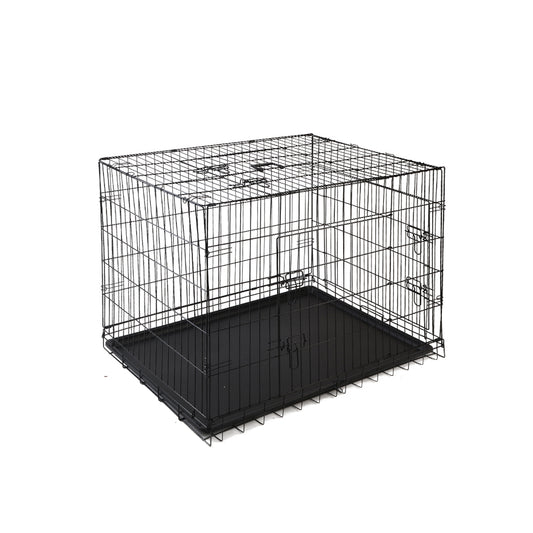 48" Large Dog Cage Crate, 3 Doors