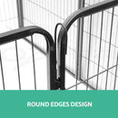 ✅Dog Playpen Enclosure Cage 8 Panel Puppy Fence Play Pen Foldable Metal