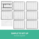 ✅Dog Playpen Enclosure Cage 8 Panel Puppy Fence Play Pen Foldable Metal