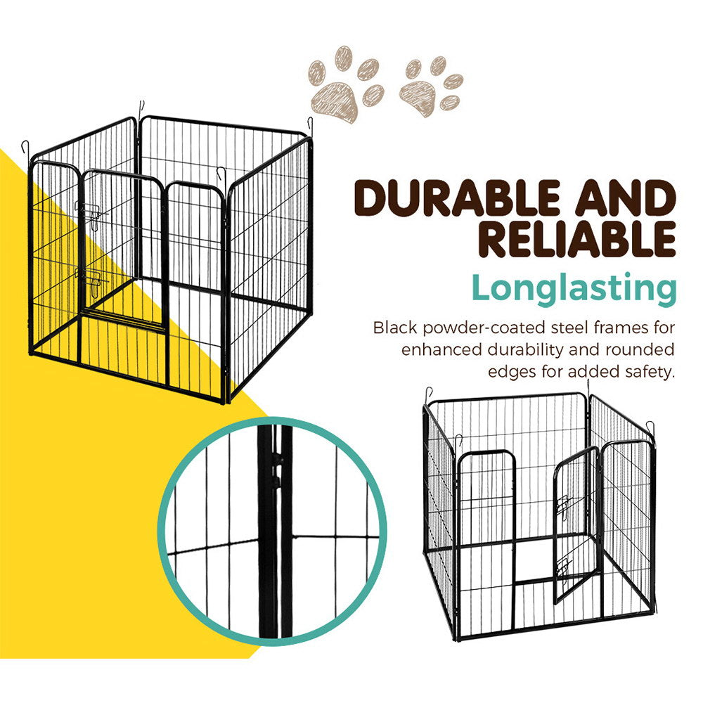 32" 8 Panel Dog Playpen Exercise Enclosure