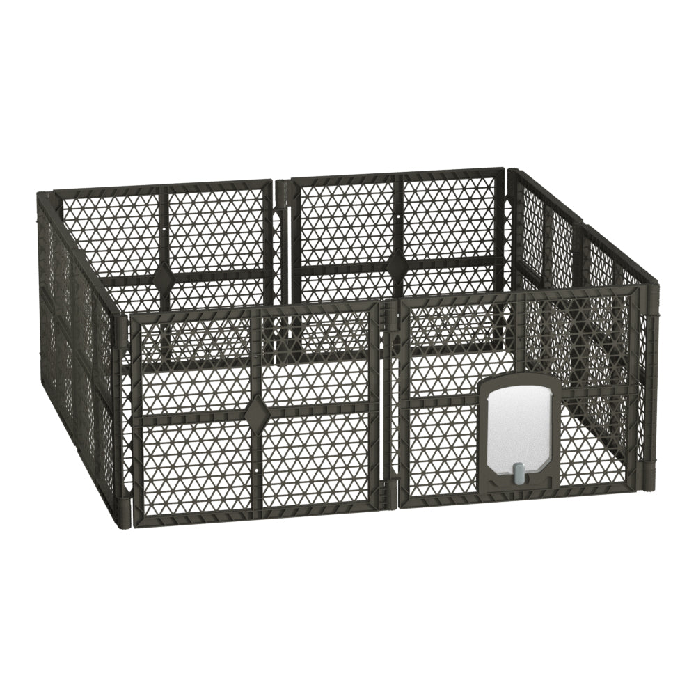 8 Panel Plastic Dog Playpen Enclosure