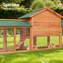 Chicken Coop Rabbit Hutch Large Chicken Coop Run Wooden Outdoor Cage House