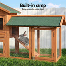 Chicken Coop Rabbit Hutch Large Chicken Coop Run Wooden Outdoor Cage House