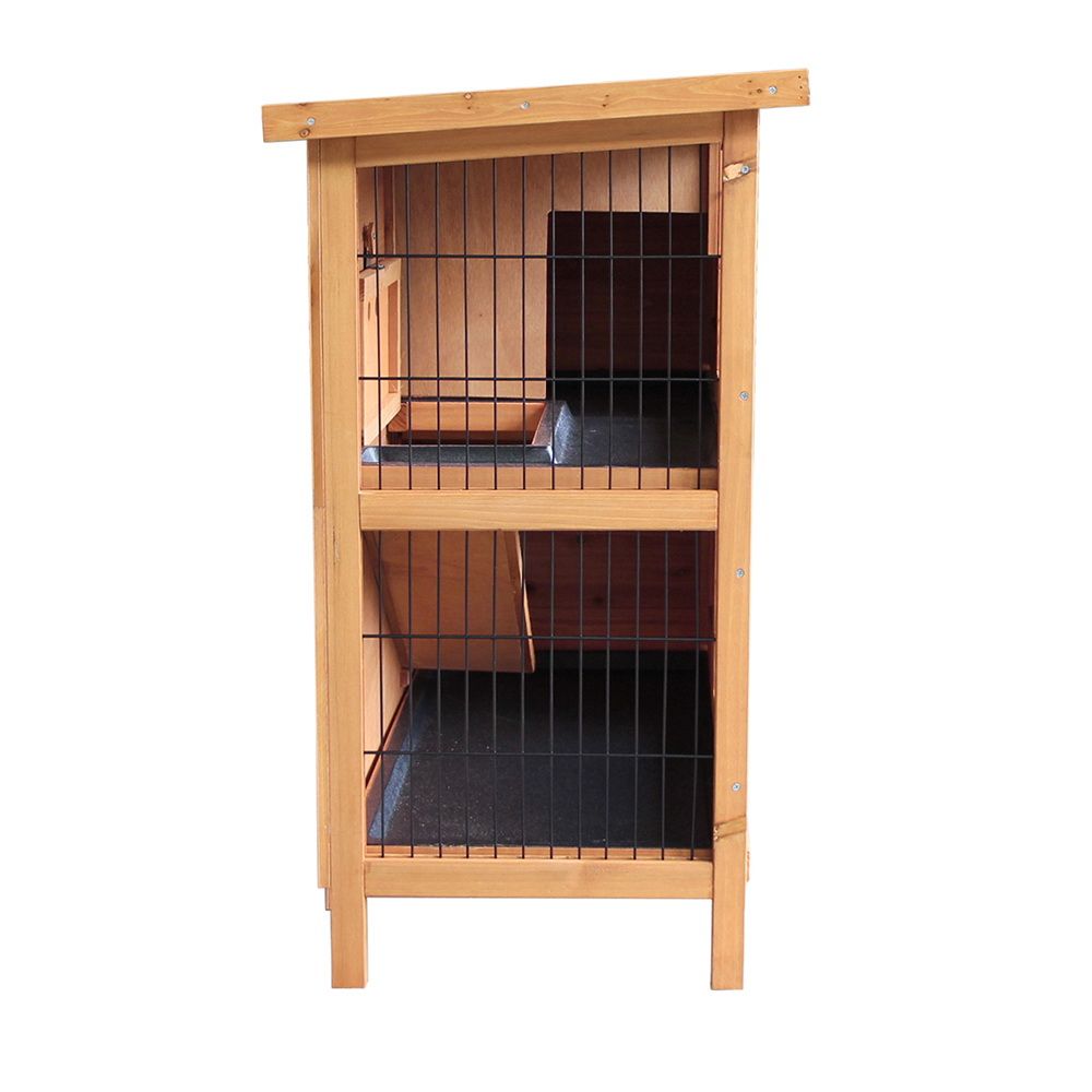 Wooden Chicken Coop & Rabbit Hutch, 91.5 x 45 x 82cm