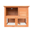 Rabbit Hutch Chicken Coop Large Wooden House Run Cage Pet Bunny