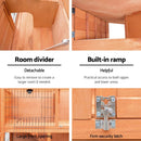 Rabbit Hutch Chicken Coop Large Wooden House Run Cage Pet Bunny