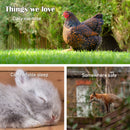Rabbit Hutch Chicken Coop Run Hen Wooden Cage Large House Metal Outdoor