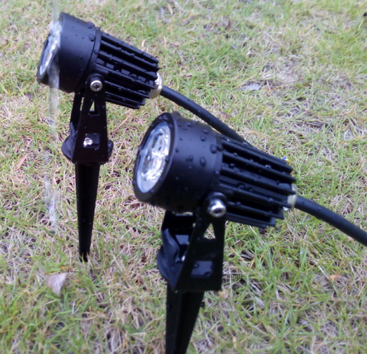 10X Garden Lights LED Spotlights Landscape Outdoor Waterproof 5W Floodlight 12V