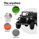 Black  Car Jeep Kids Electric Military Toy Cars Off Road Vehicle 12V