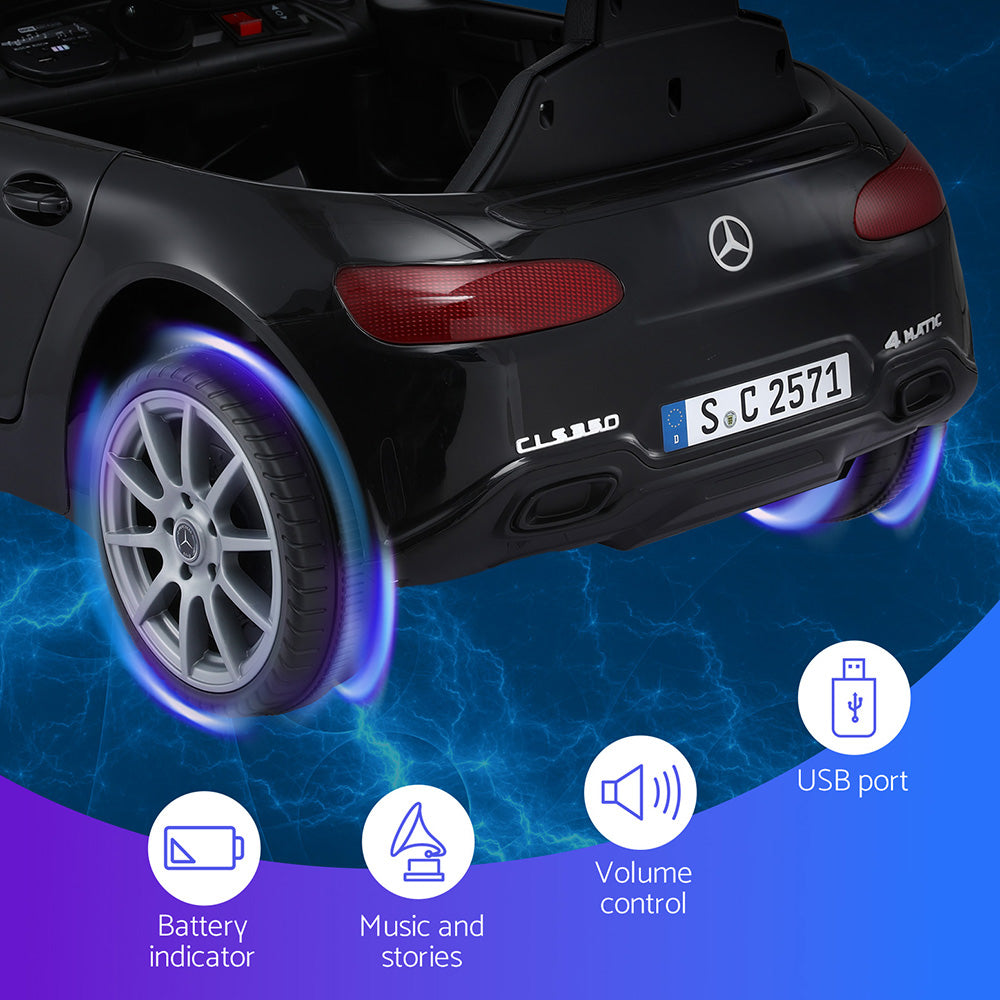Licensed Kids Electric Ride-On Car (Black)