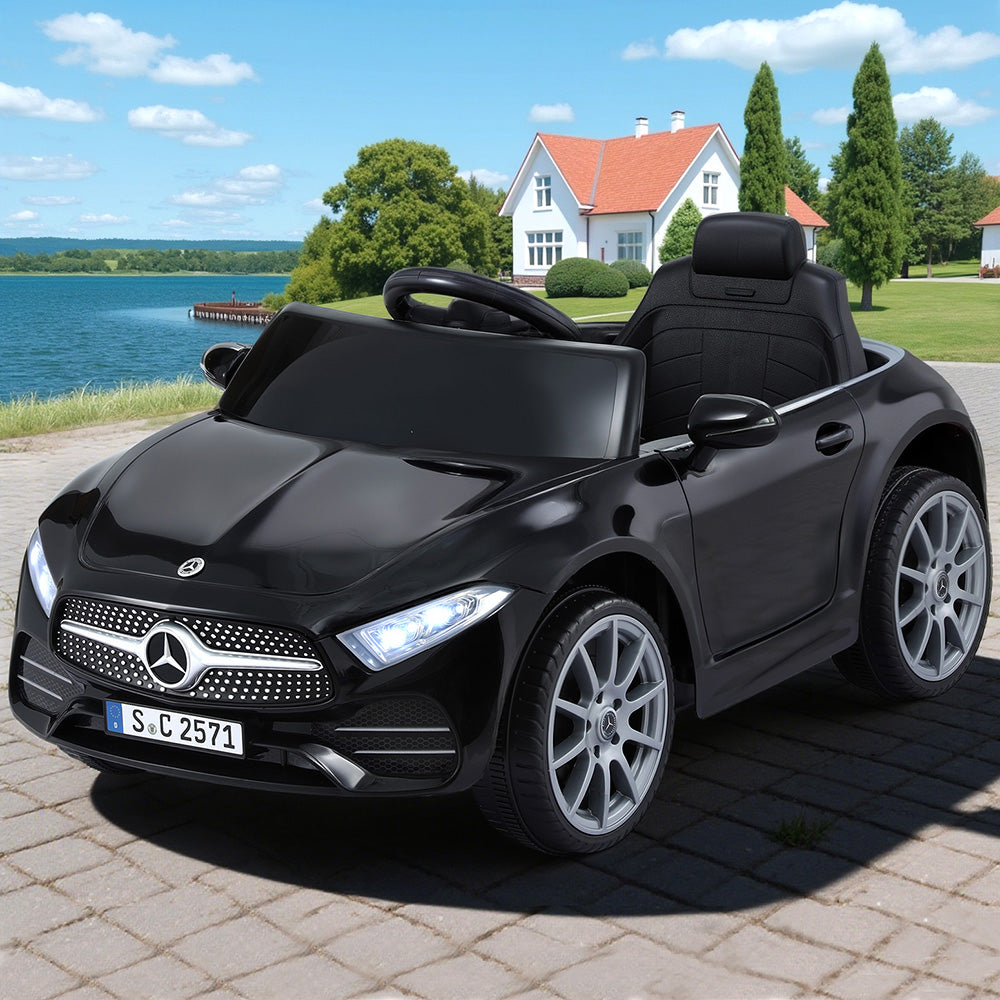 Licensed Kids Electric Ride-On Car (Black)