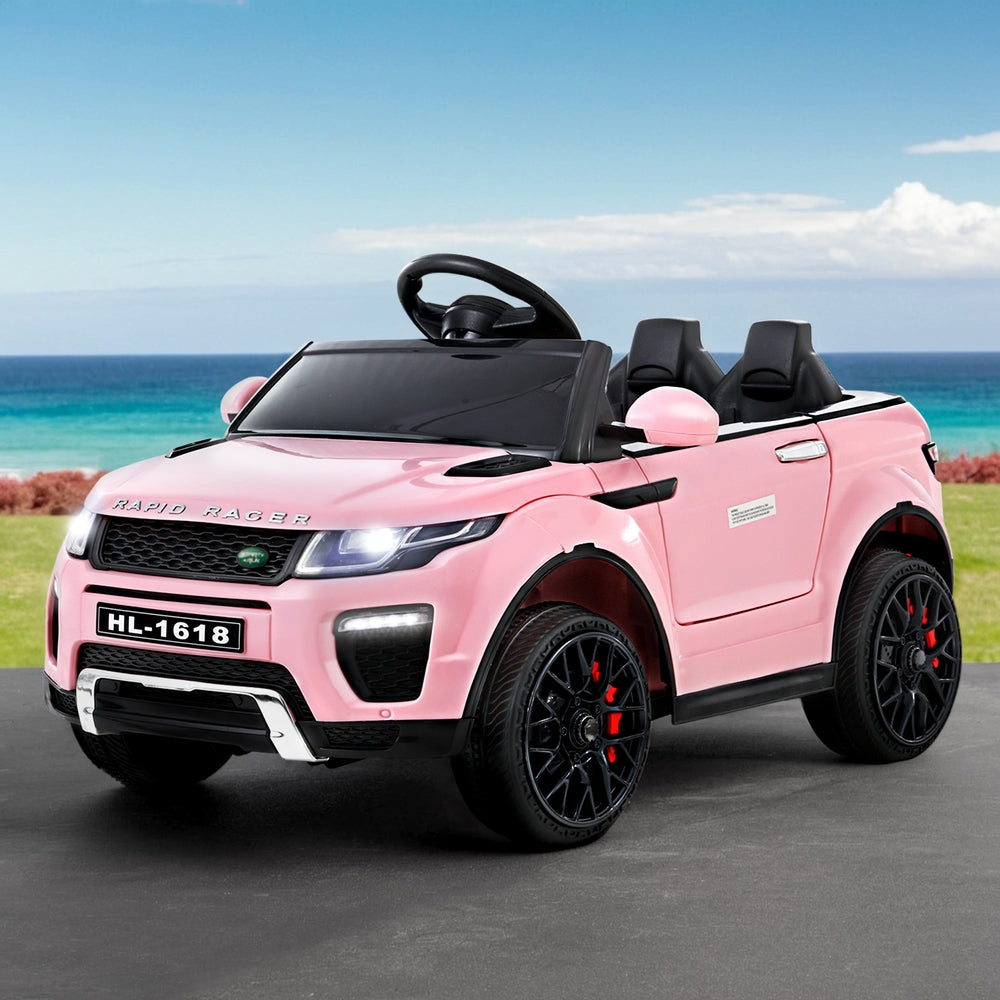 Range Rover-Inspired Kids Electric Ride-On Car (Pink)