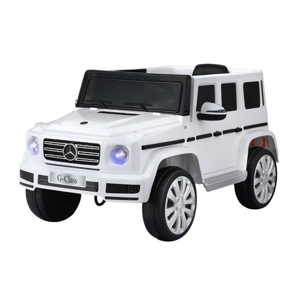 Mercedes-Benz G500 Licensed Kids Electric Ride-On Car (White)