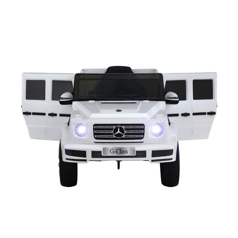 Mercedes-Benz G500 Licensed Kids Electric Ride-On Car (White)