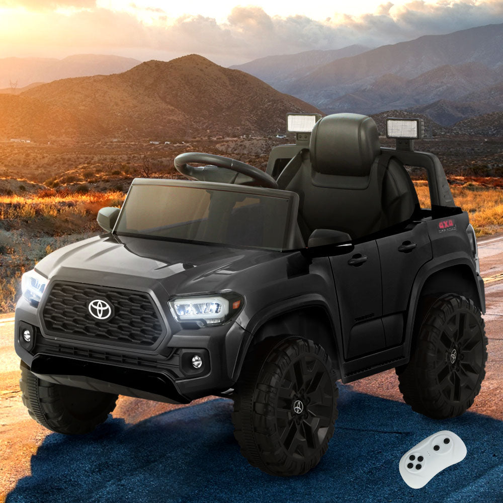 Toyota Tacoma Licensed Kids Electric Ride-On Car (Black)