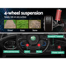 Black Kids Ride On Car Electric Cars Toys Remote Control Childrens 12V Motor
