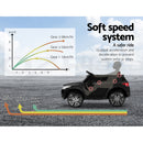 Black Kids Ride On Car Electric Cars Toys Remote Control Childrens 12V Motor
