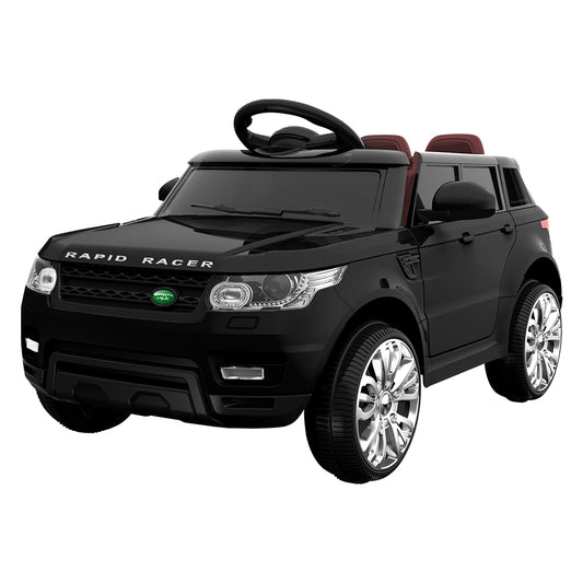 Black Kids Ride On Car Electric Cars Toys Remote Control Childrens 12V Motor