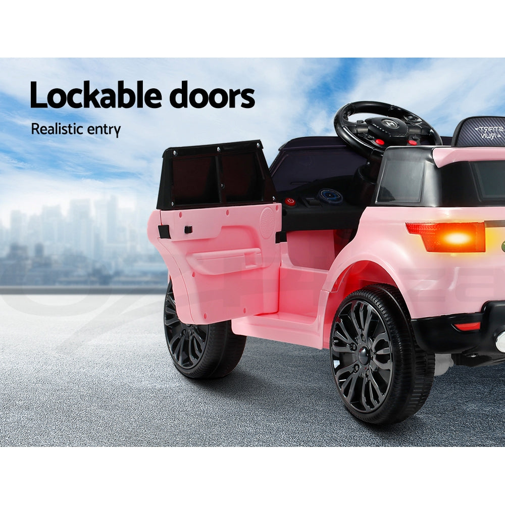 Pink Kids Ride On Car Electric Cars Toys Remote Control Childrens 12V Motor