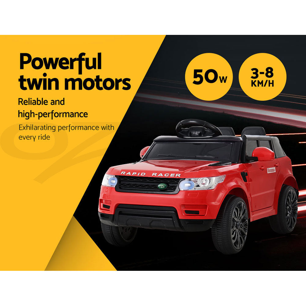 Red  Kids Ride On Car Electric Cars Toys Remote Control Childrens 12V Motor
