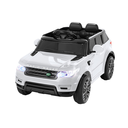 Range Rover-Inspired Kids Electric Ride-On Car (White)