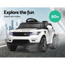 White  Kids Ride On Car Electric Cars Toys Remote Control Childrens 12V Motor