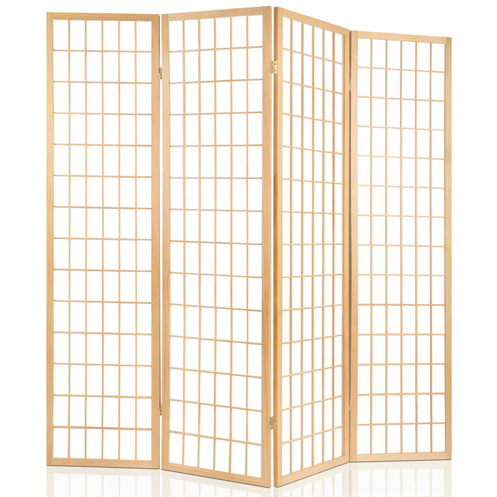 6 Panel Room Divider Screen, 261 x 179cm (Natural)