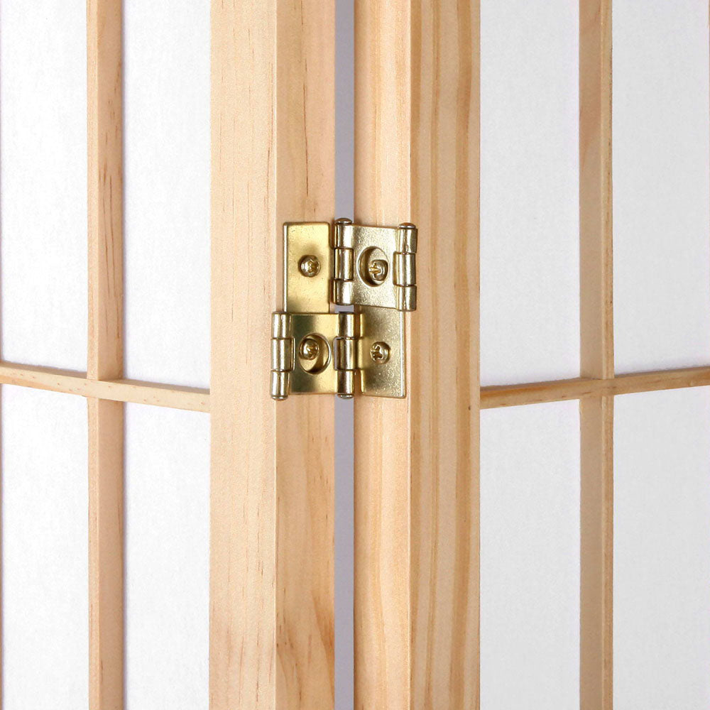 6 Panel Room Divider Screen, 261 x 179cm (Natural)